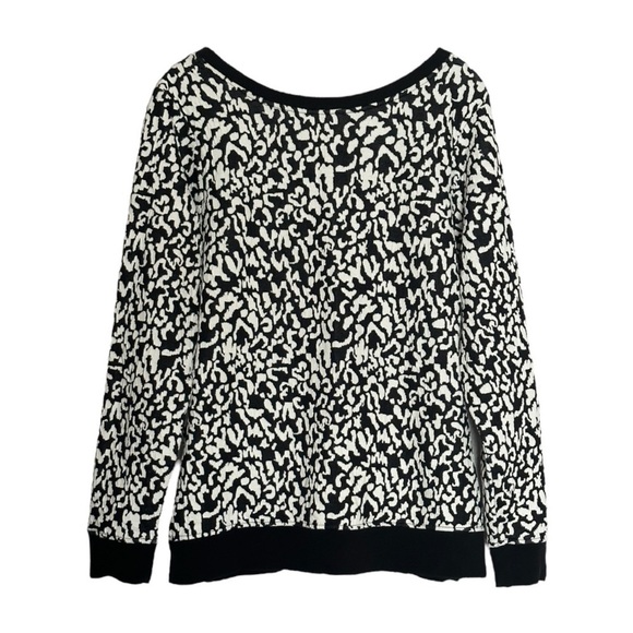 Lane Bryant Leopard 2X Pullover Sweater Jacquard Lightweight Animal Print - Picture 2 of 7